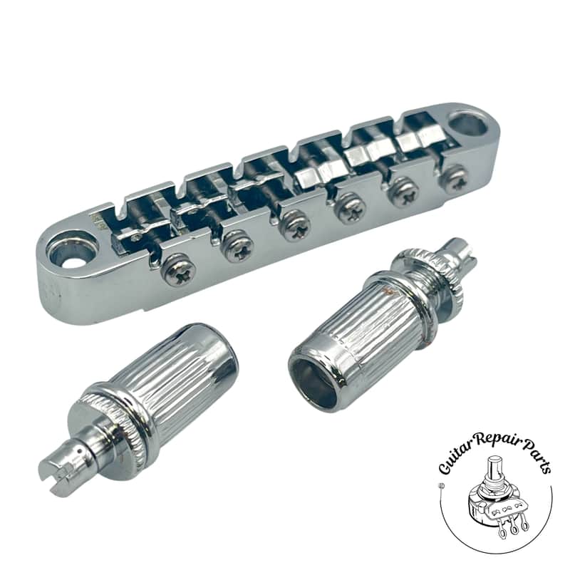 Ibanez 2BGGBP6CH Gibraltar Performer 6-String Tune-O-Matic Guitar Bridge Chrome image 1