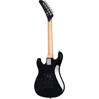 Kramer 84 HH FR Quilted Top Electric Guitar, Ebony Fingerboard (with Gig Bag), Floyd Red Burst image 5