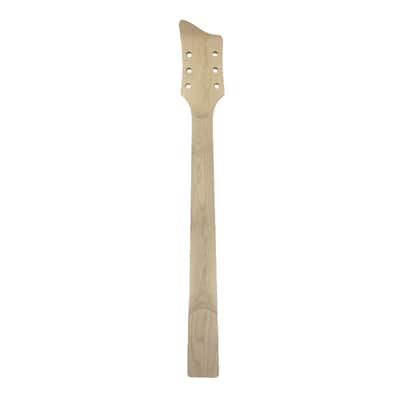 24.75" Electric Guitar Neck 24 Frets Maple Rosewood Unfinished Bolt-On Inlay image 2