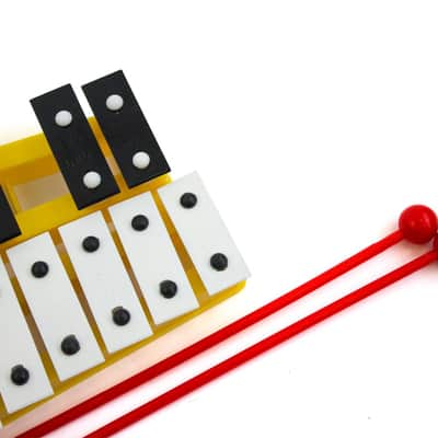 Prokussion 27 Key Chromatic Glockenspiel Xylophone - Yellow image 4
