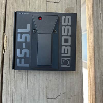 Boss FS-5L Latching Footswitch 1986 - Present - Black electric guitar controller pedal image 5
