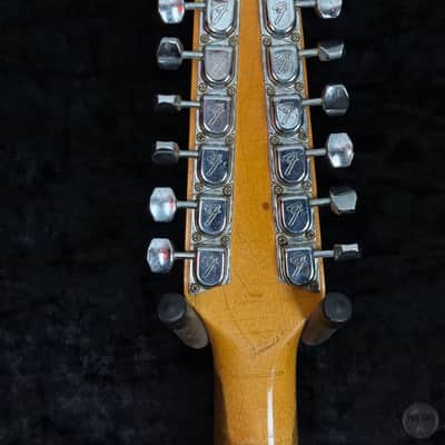 Fender Electric XII from 1966 in 3-tone sunburst with case image 6