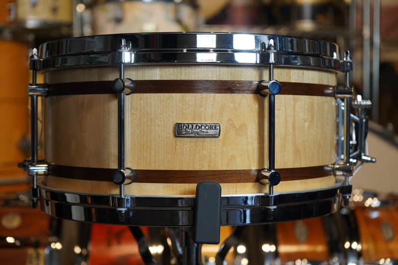 Doc Sweeney Drums HolloCore Snare Drum - 14x6.5 - Satin Natural image 1