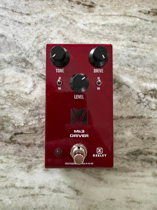 Keeley Mk3 Driver Andy Timmons Signature Overdrive 2024 - Present - Black / Red