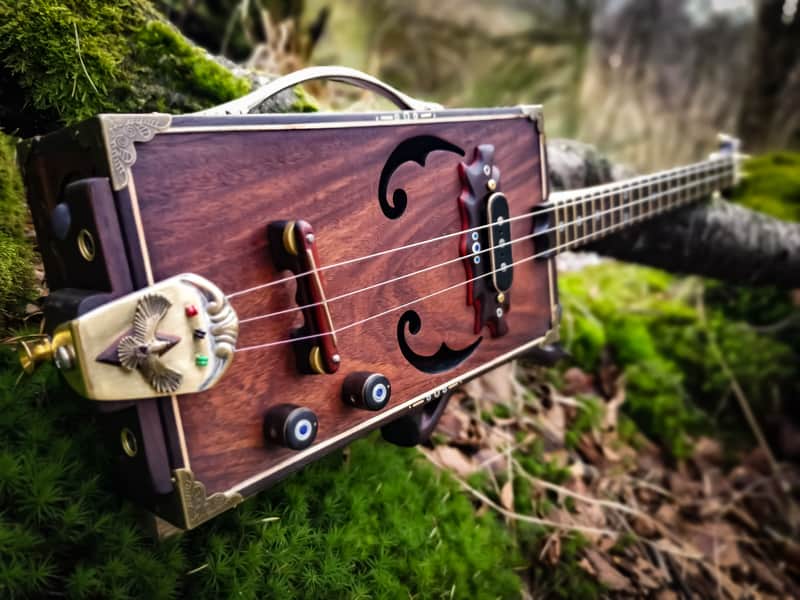The Indian Eagle II - Rosewood custom cigarbox guitar image 1