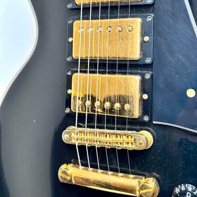 1984 Gibson Les Paul Custom "Black Beauty" w/Added Middle Pickup- Ebony image 4