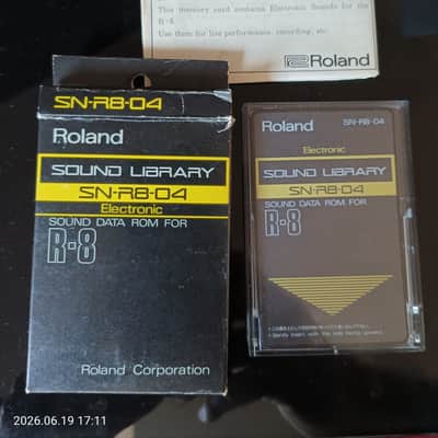 Roland SN-R8-04 Electronic 1990s - Black image 1