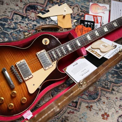 2020 Gibson Custom Shop 59' Les Paul Ultra Heavy Aged Murphy Lab Kindred Burst image 4
