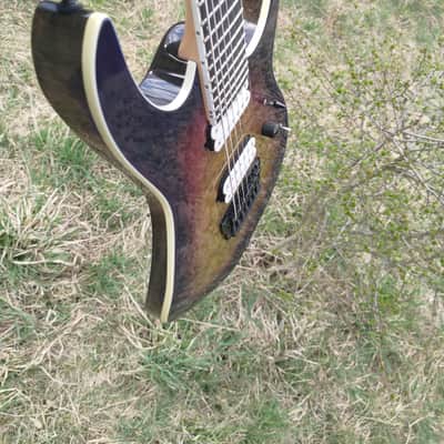 Ibanez RGIX7FDLB-NLB Iron Label 2018 - 2019 - Northern Lights Burst image 11