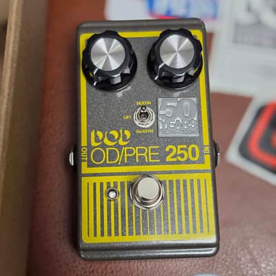 DOD 50th Anniversary Overdrive Preamp 250 2024 - Grey / Yellow image 8