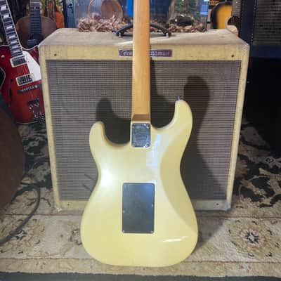Charvel Model 3A MODDED Washburn Wonderbar , Vintage Duncan JB Double White MIJ c. 1987 - Faded Pearl White Sparkle image 5