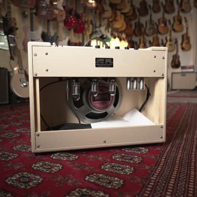Benson Amps Monarch Reverb Plus 15w 1x12" Tube Guitar Amp Combo - Blonde Tolex w/ Purple Grille image 3