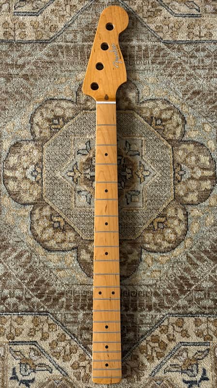 Fender Roasted Maple Vintera '50s Precision Bass Neck w/ 20 Vintage Frets image 1
