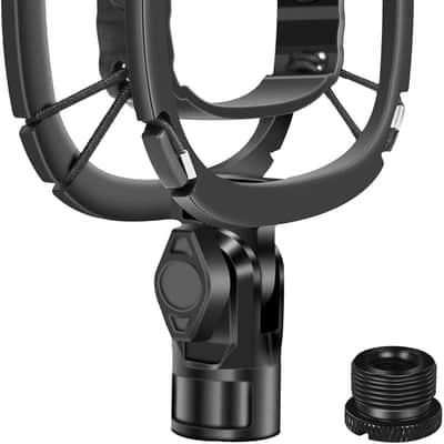 Wave Shock Mount, [Custom Built for Wave Mic] Anti-Vibration Suspension Shock Mount Holder Clip Compatible with Elgato Wave:1 and Wave:3 Microphones image 7