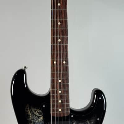 2020 Fender MIJ Limited Edition Black Paisley Stratocaster image 3