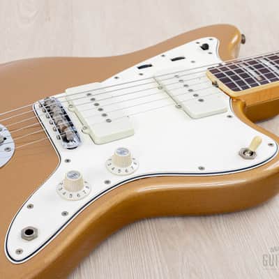 1967 Fender Jazzmaster Vintage Offset Guitar Firemist Gold w/ Case image 6