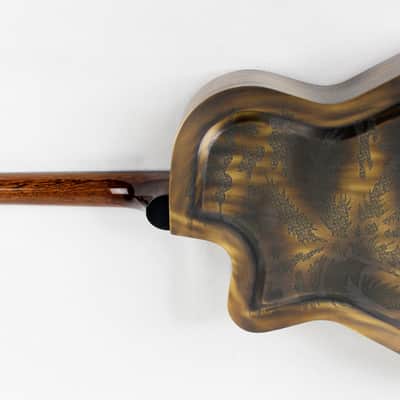 Ozark 3616t Deluxe Tenor Resonator Guitar in Bronze image 7