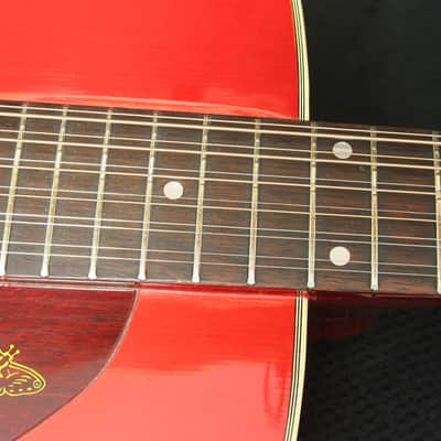 Aria 9614, 12 string, Two Tone Sunburst, Made in Japan image 5