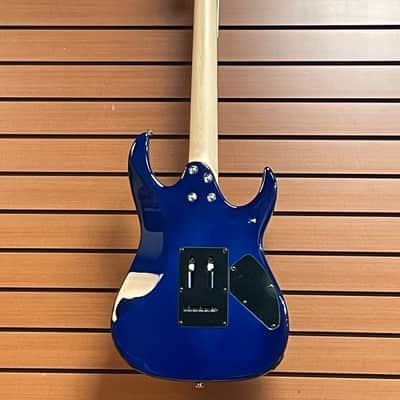 Ibanez GRX70QAL-TBB Gio Left-Handed in Transparent Blue Burst #5572 image 4
