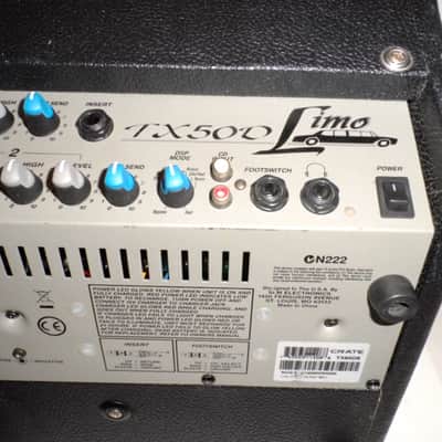 Crate Taxi Limo Street Busk Guitar Amp/PA 50 Watt 2 channel 1x10 TX50D Battery Rechargeable Portable image 9