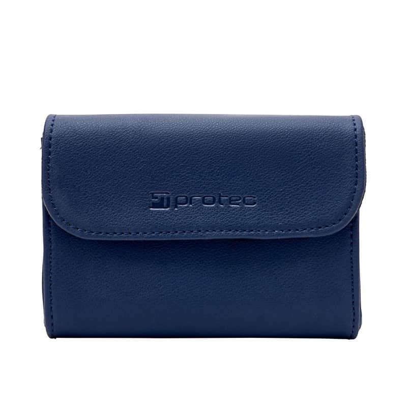 Protec A271NB INGO 4 Piece Trumpet Mouthpiece Pouch - Navy Blue image 1