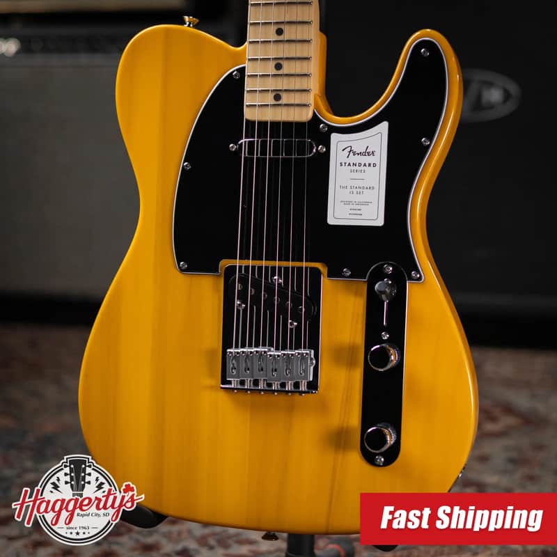 Fender Standard Telecaster Electric Guitar - Butterscotch Blonde image 1
