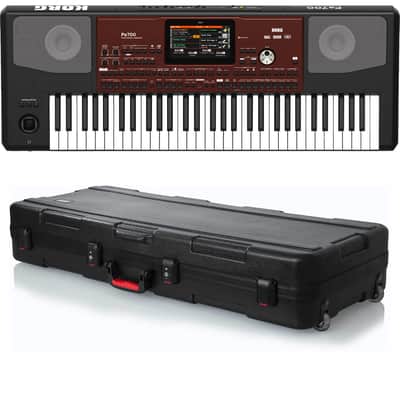 Korg Pa700 61-key Arranger Workstation, Gator GTSA-KEY61 Case Bundle
