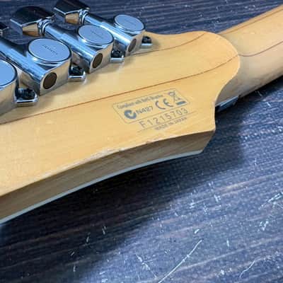 2012 Ibanez Prestige RG2560-MZEX Neck Abyss Blue Burst Maple Fingerboard Made in Japan image 19