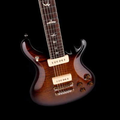 Used 2017 PRS Core McCarty 594 Soapbar Limited 10 Top Black Gold Burst with OHSC image 3