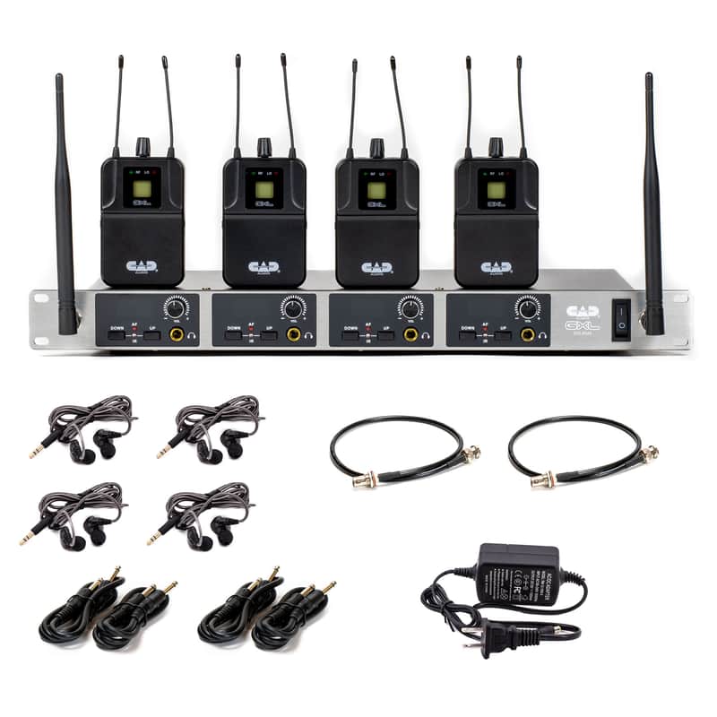 CAD Audio GXLIEM4 Quad Mix Wireless In Ear Monitor System image 1