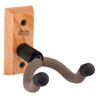 String Swing Guitar Wall Mount for Acoustic & Electric Guitars CC01K-Oak image 1