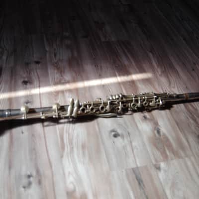Noblet Metal Clarinet -1950's W/Original Case 1950's Silver image 9