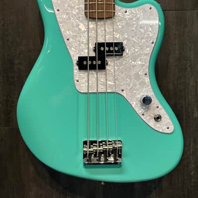BRAND NEW 2024 Fender Mark Hoppus Signature "Jag" Jaguar Bass Sea Foam Green w/ Gig Bag image 2