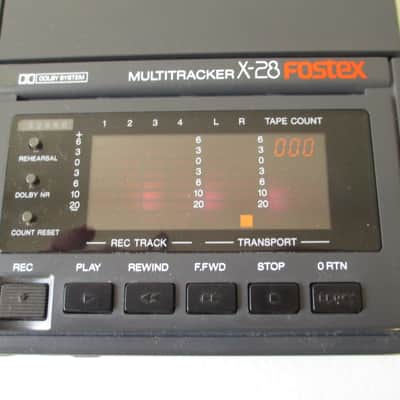 [Scarce] FOSTEX X-28 High Speed Analog Multitracker Cassette Portastudio Multi Track Recorder image 2