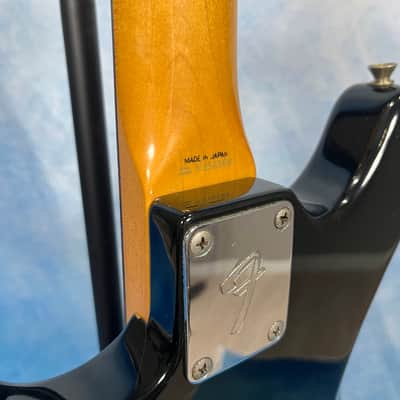 1995 Fender Japan MG-69 Mustang Black, MIJ image 15