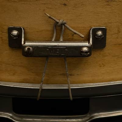 WFL Ludwig Pioneer 14" x 5" Snare Drum 1950's - Natural Maple image 8
