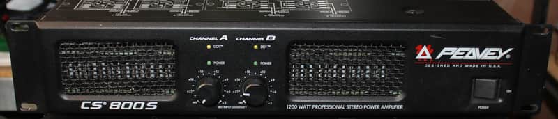 Peavey CS 800S 1200 watt Stereo Power Amplifier | Reverb