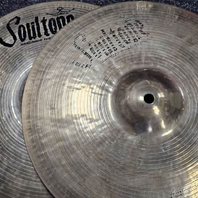 Hi-Hat Cymbals 13" Soultone Made In Turkey USED! RKSLT020426 image 3