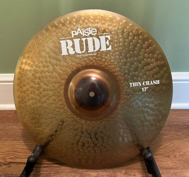 Paiste Rude 17" Thin Crash Cymbal 1300 Grams image 1