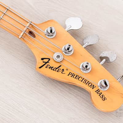 1989 Fender Precision Bass ‘70 Vintage Reissue PB70-700 Natural Ash w/ Case, Japan MIJ Fujigen image 4