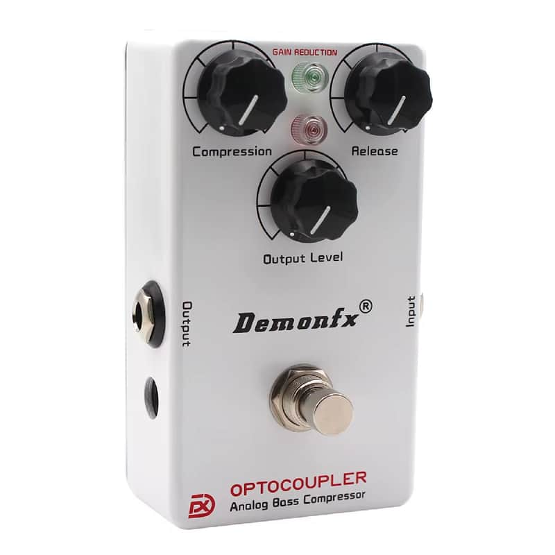Demonfx OPTOCOUPLER COMPRESSOR Bass Effect Pedal Based on OPTO