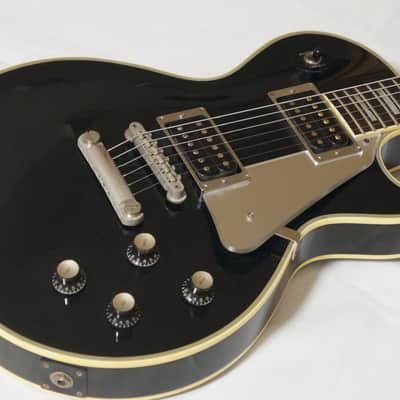 Greco JS-55 John Sykes Model Les Paul Custom Black 1985 Made In Japan By Fujigen image 3