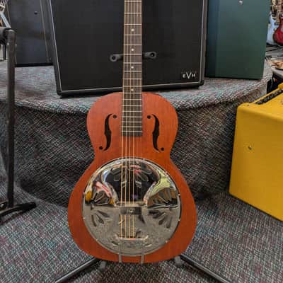 Gretsch G9200 Boxcar Round-Neck Resonator Guitar 2010s - Natural image 1
