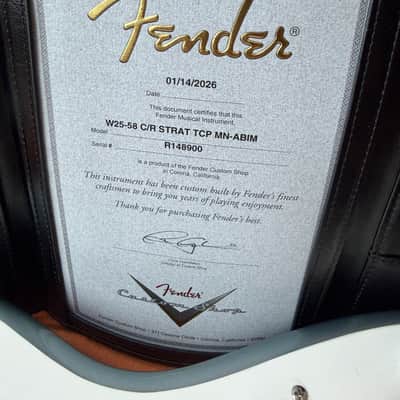 2026 Fender Custom Shop '58 Reissue Stratocaster Relic image 19