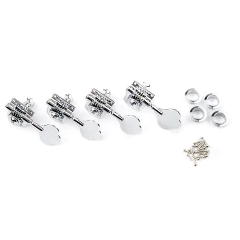 Fender Standard-Highway One Series Bass Tuning Machines, 4 Pack, Chrome image 1