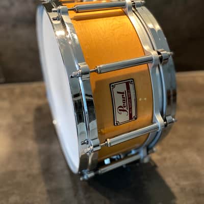 Pearl M-914D Freefloater snare 14x6.5” 90’s - Natural maple image 2