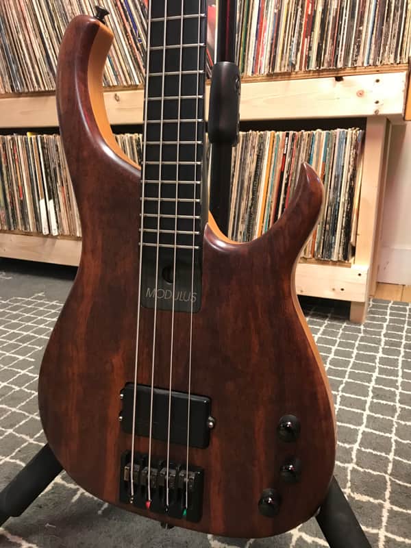 1999 Modulus Quantum 4 Walnut Top "StingRay" Pickup OHSC image 1