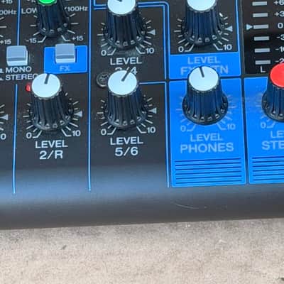 Yamaha MG06X 6 Channel Stereo Mixer with Effects image 5