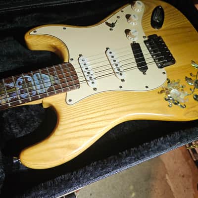Ornate inlays  guitar, ash body Import image 6