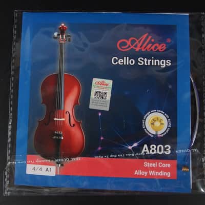 Alice Cello Strings Full Set, Steel Core with Alloy Winding, Cello Strings for 4/4 & 3/4 (Full Set A D G and C) image 5
